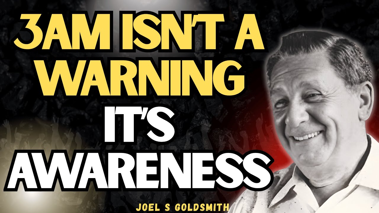 3AM Wake-Up? Joel S Goldsmith Reveals the Secret: Stop Fear, Enter STILLNESS & GRACE
