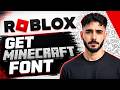 How To Get Minecraft Font in Roblox Mobile - (Easy Guide)