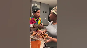 Hungry Kid Gets Caught In Kitchen Late at Night..🍗🌭🍔