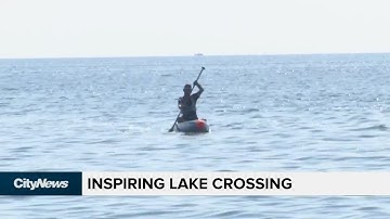 Paddle boarder calls off Lake Ontario crossing