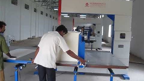 ECMT 110 Manual Vertical Foam Cutting Machine