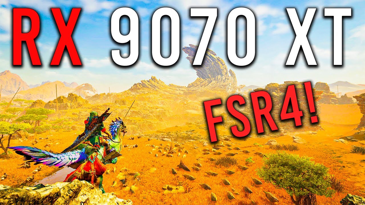 Testing RX 9070 XT FSR 4 in Monster Hunter Wilds! - YouTube