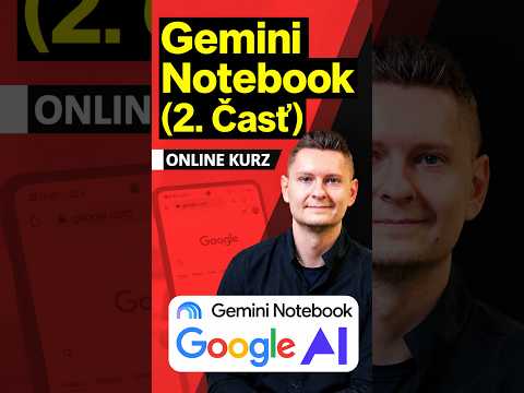 Pozvánka na online kurz ZDARMA AI Google Gemini Notebook 2. Časť 🤖💻 #ai #gemini #notebook #reiter