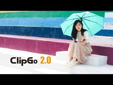 ClipGo 2.0 Lightweight Seamless Umbrella –Lighter, but  tougher ,amazing umbrella with seamless