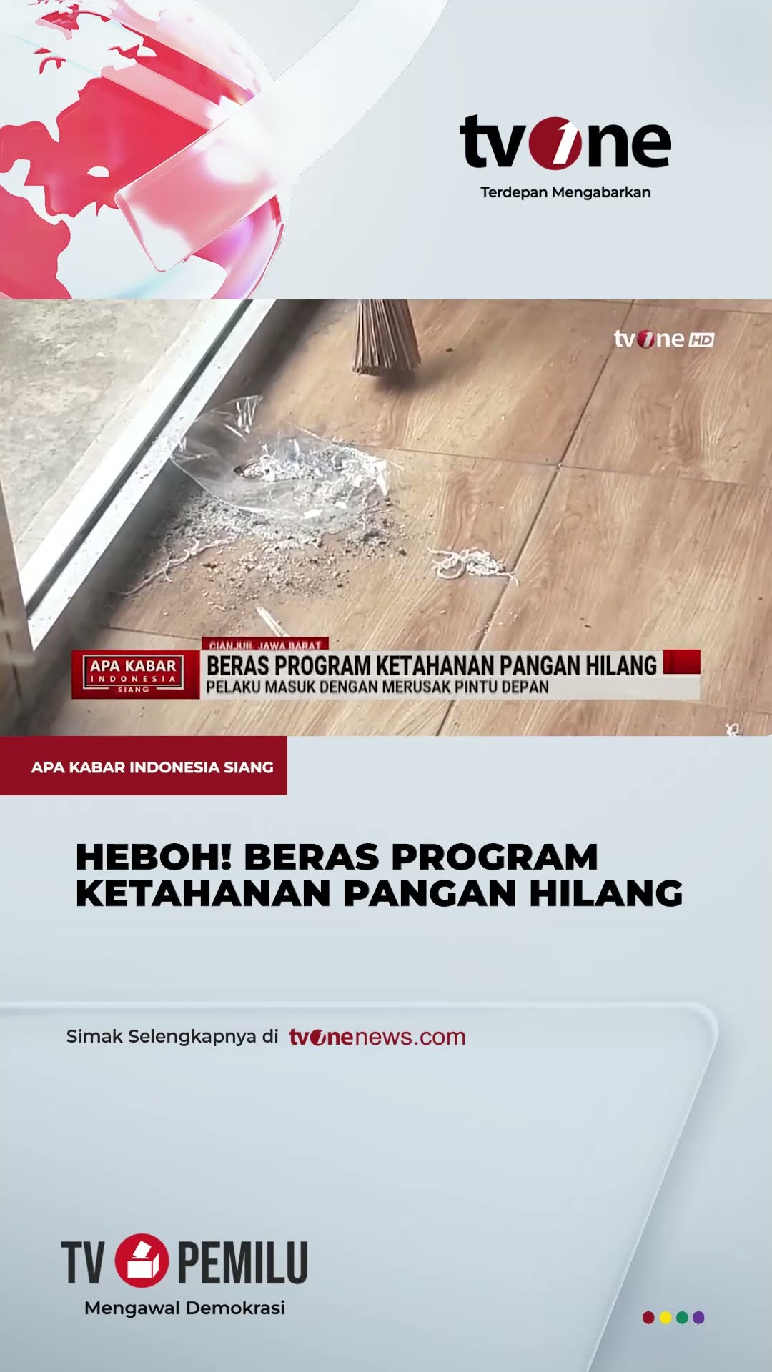 Ratusan Karung Beras di Cianjur untuk Program Ketahanan Pangan Hilang | tvOne