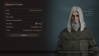 Saruman, Lord of the Rings, created in Dragons Dogma 2 Character Creator