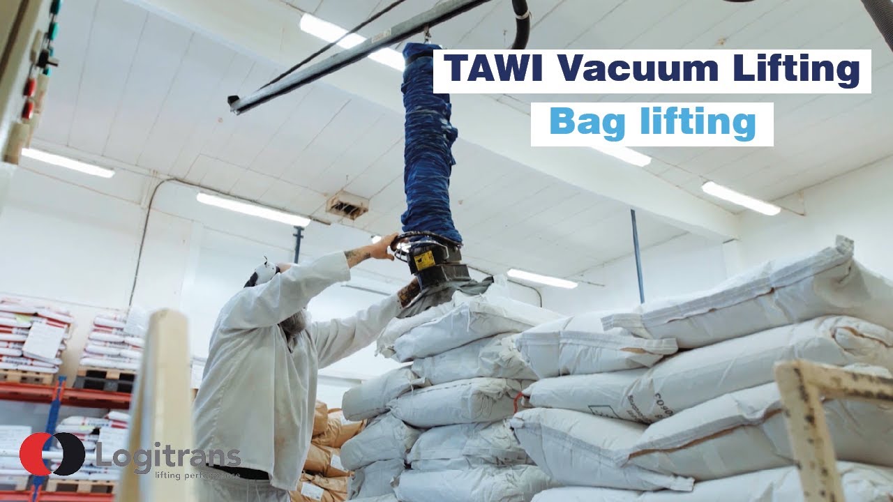 Efficiënt en ergonomisch zakken manipuleren met de TAWI Vacuüm Lifters