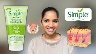 simple kind to skin refreshing facial wash review