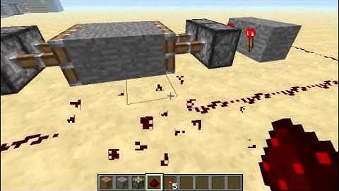 DrackGamFly | Redstone Tutorial Piston Floor Trap.