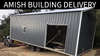 The Amish Barn / Shed Process: From Design to Delivery [In Less Than 10 Minutes] #homestead #offgrid by MI Off-Grid Adventures 590 views 2 months ago 9 minutes, 40 seconds
