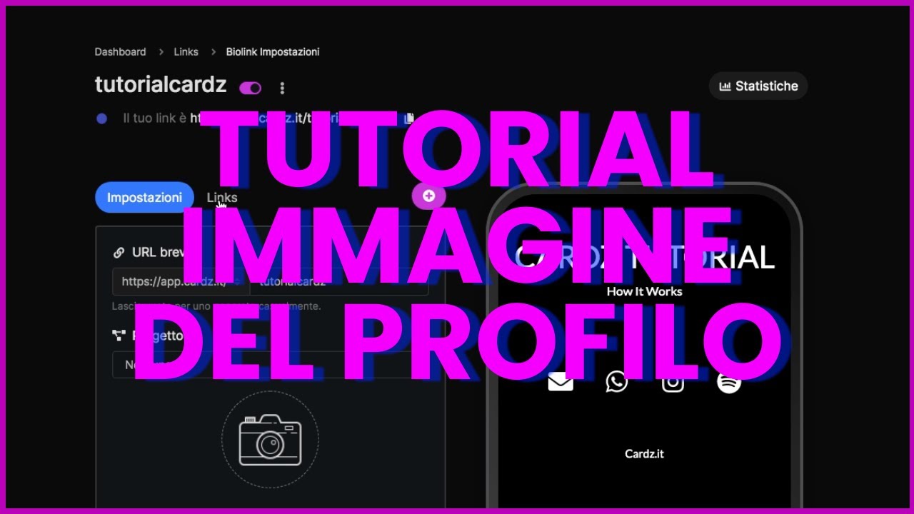 Cardz.it | Tutorial come cambiare la propria immagine del profilo - YouTube