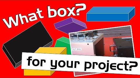 Short form QRP kits: choosing the box