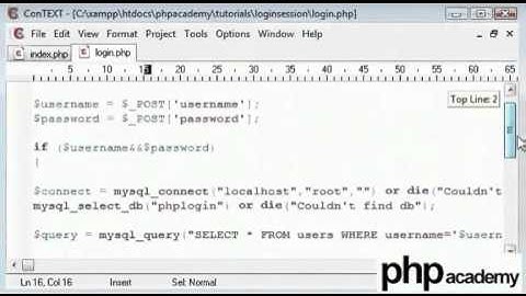 User Login Tutorial in PHP - Part 2 [Hindi]