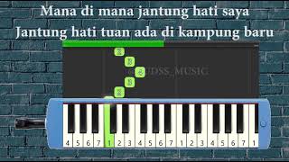 TUTORIAL PIANIKA LAGU ANAK KAMBING SAYA   TEMPO LAMBAT & BACKING TRACK
