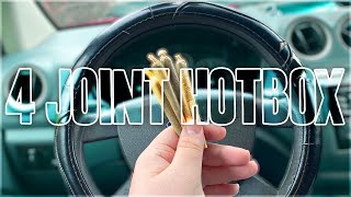 Roll Up & Sesh With Me *HOTBOXING 4 JOINTS*