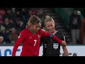 لقطة طريفة بين اللاعبة غزلان الشباك والحكمة الأمريكية كأس العالم للسيدات 2023 المغرب ضد فرنسا 