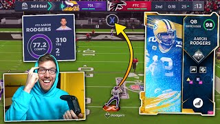 This new Aaron Rodgers is the best QB in MUT... Inside The Mind Madden 21 Ultimate Team Gameplay