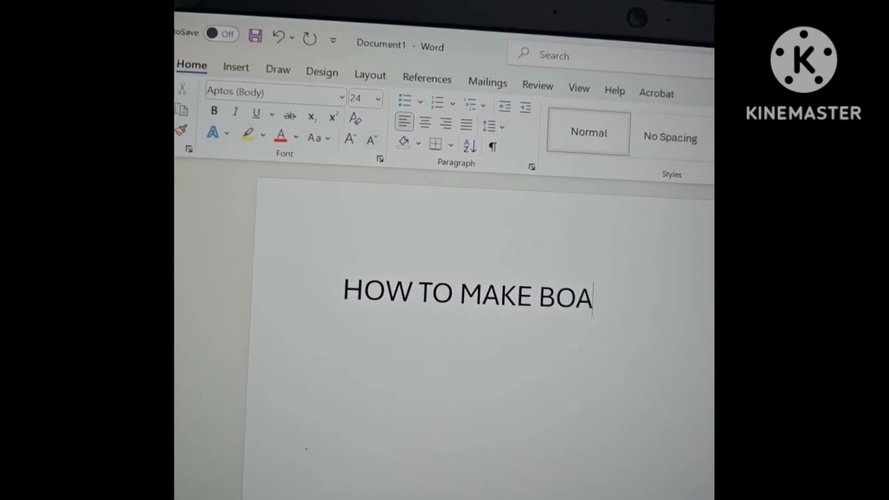 How to make boat symbol in MS word 