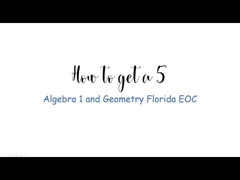 Бейне: Алгебра 1 EOC тапсыру керек пе?