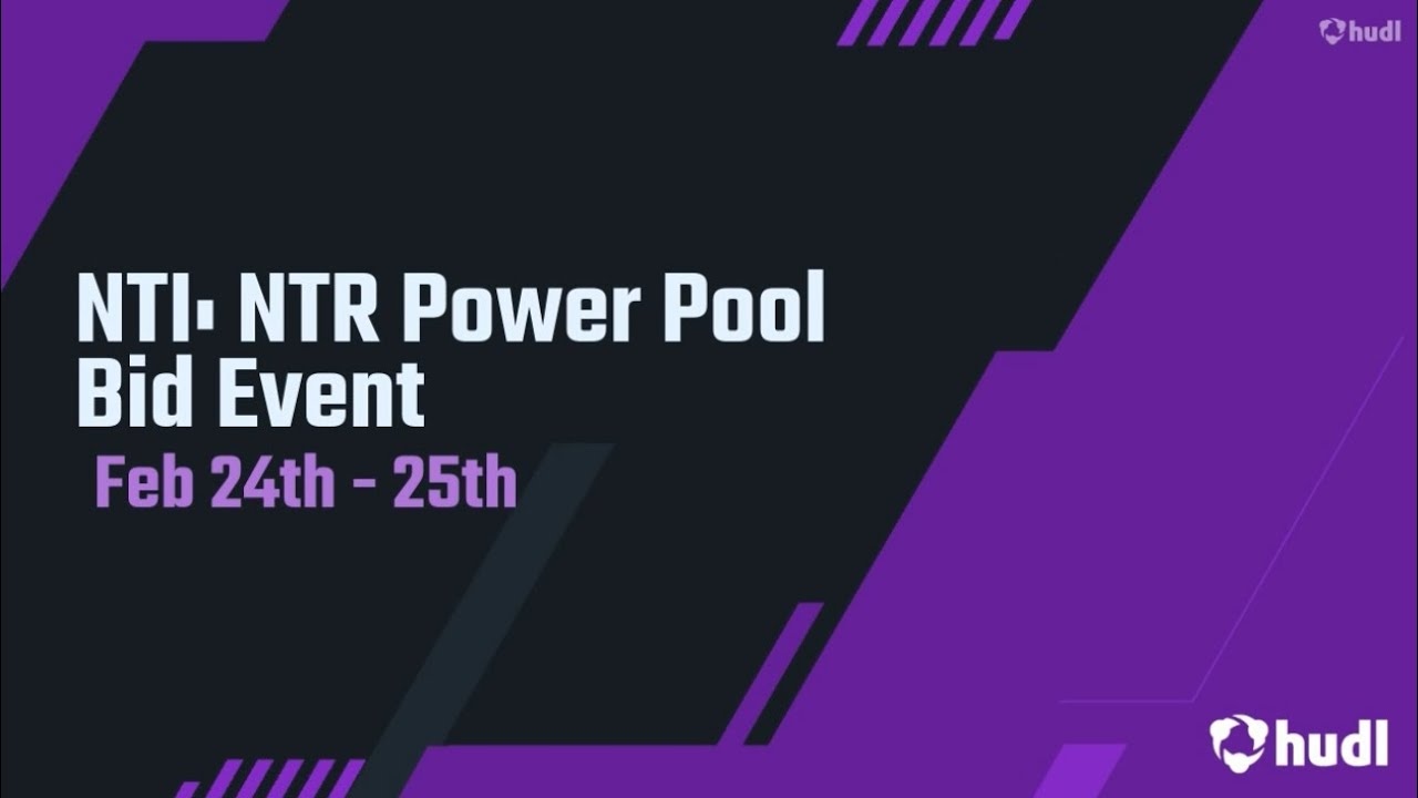 NTI NTR Power Pool Bid Event Hudl Highlights!!! YouTube