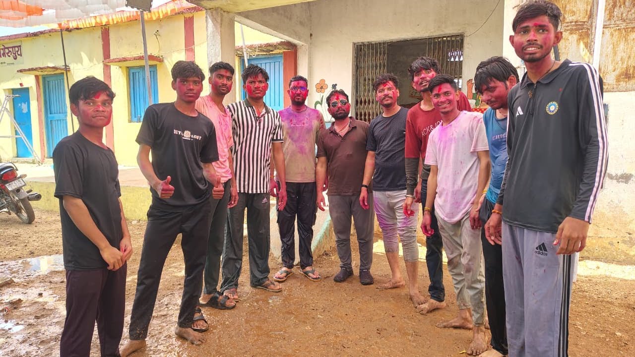 Nss camp me holi 😄