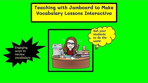 Teaching with Jamboard to Make Vocabulary Lessons Interactive