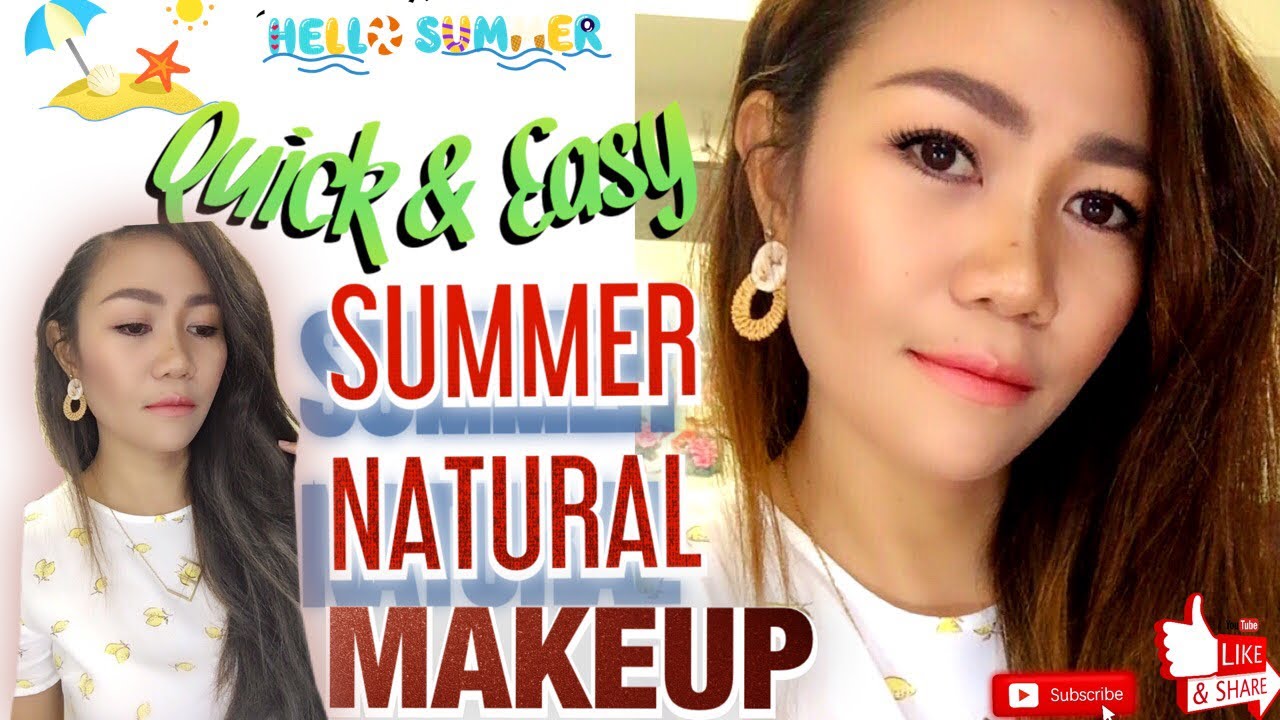 Quick & Easy Summer/Everyday Natural Makeup Look! - YouTube