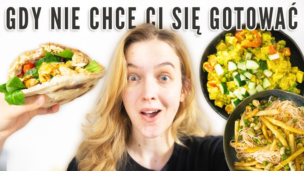 EKSPRESOWE OBIADY (gdy nie chce Ci się gotować) - zdrowe, wege przepisy