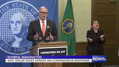 Watch live: Gov. Inslee gives update on Washington COVID-19 response