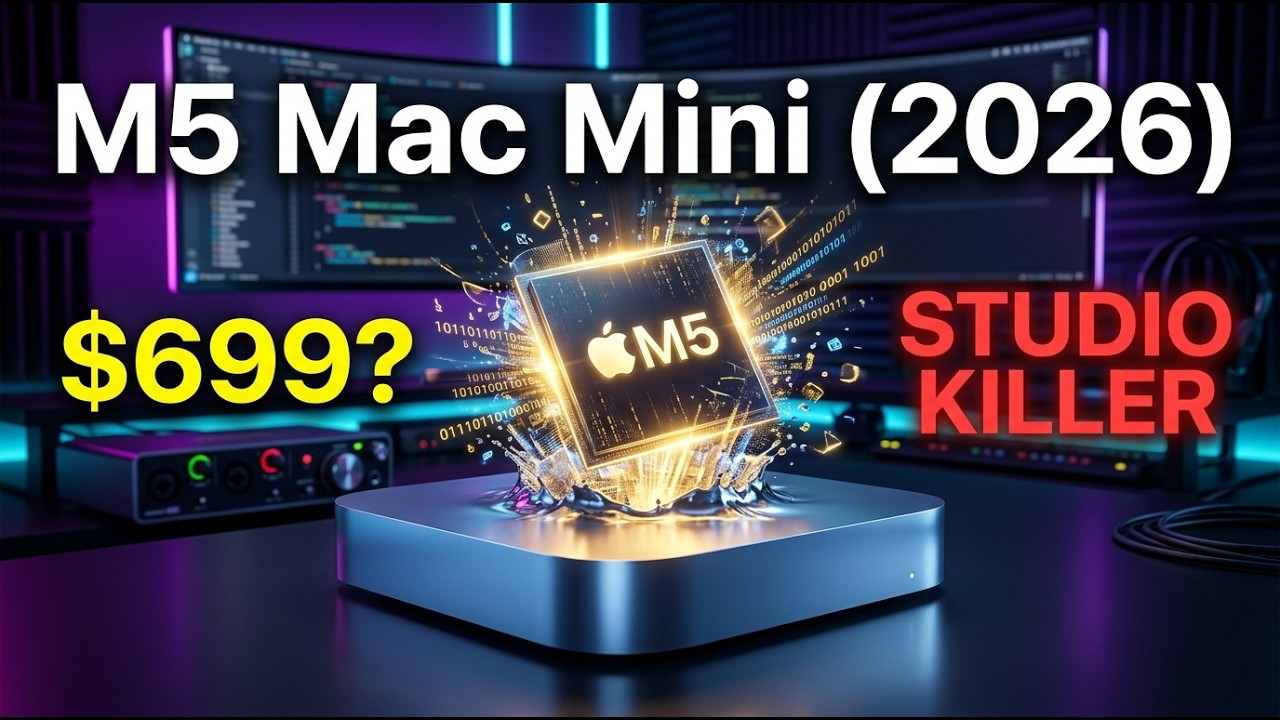 Apple M5 Mac Mini Leak: The $699 Mac Studio Killer is REAL! 😱 - YouTube