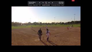 Hit up the middle against Mississippi State commit Delainey Everett