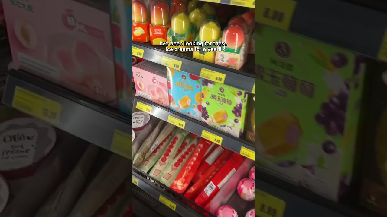 I FOUND THE VIRAL MANGO LEMON ICE CREAMS Icecream