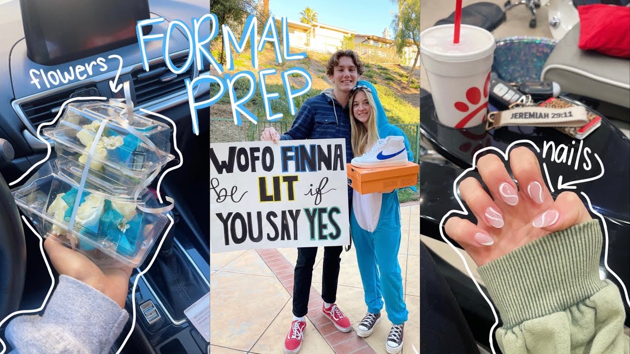 prepping for WINTER FORMAL