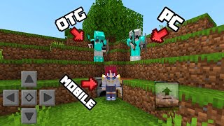 Mobile Speedruner Vs 2 PC Hunters 1V2 Minecraft manhunt...