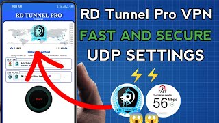 How To Setup RD Tunnel Pro VPN with UDP Settings For Fast and Secure Online Browsing  screenshot 3