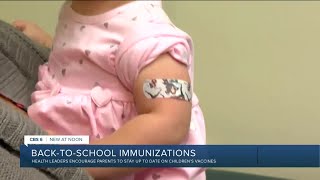 Health leaders encourage parents to update child's vaccines