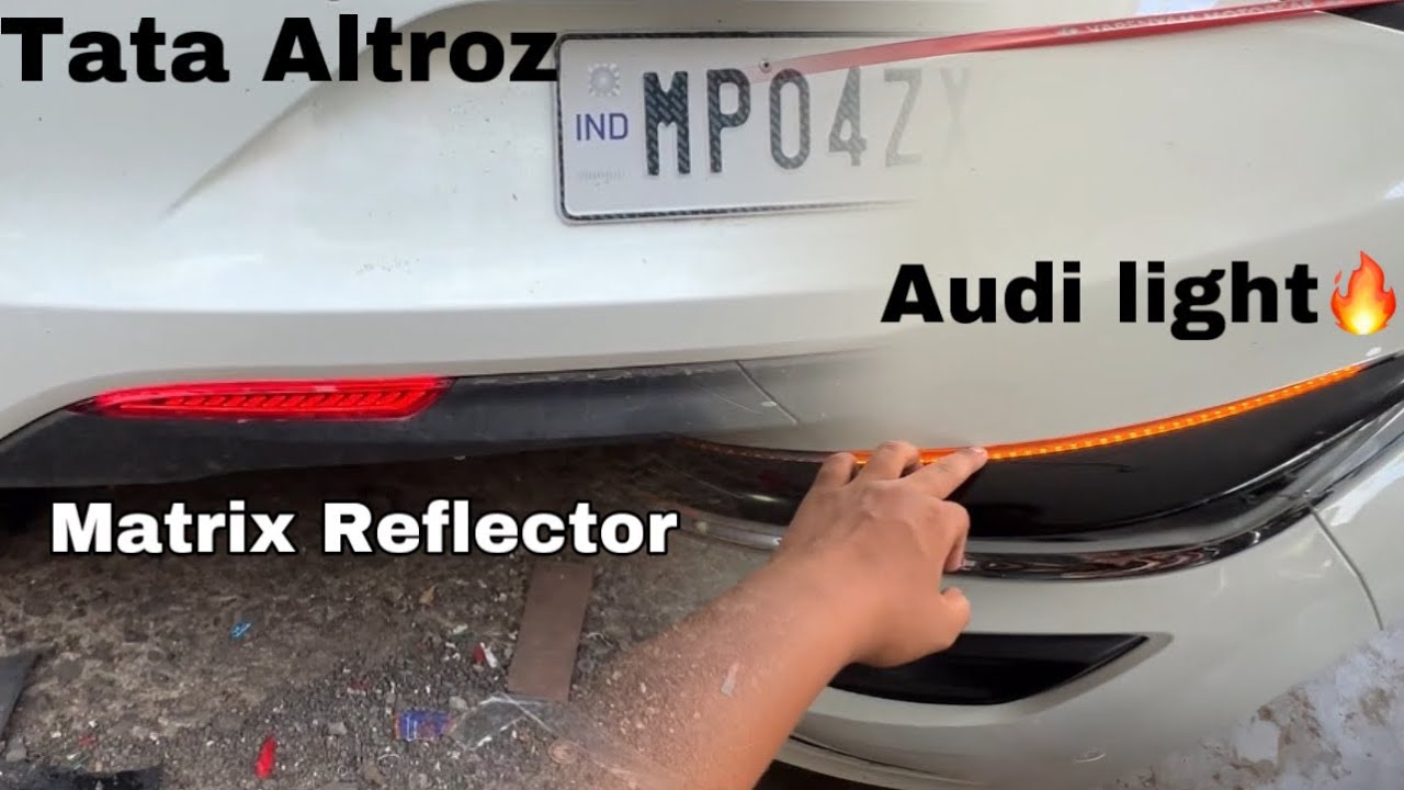 Tata Altroz | reflector matrix | audi light | sunshine auto bhopal ...