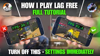 Turn Off These Settings &amp; Get Constant High Fps Zero Lag With This Bgmi &amp; Phone Secret Settings 