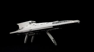 PADME’S SHUTTLE FROM EP II, H-type Nubian Yacht Ship - MOC WIP - LEGO Star Wars