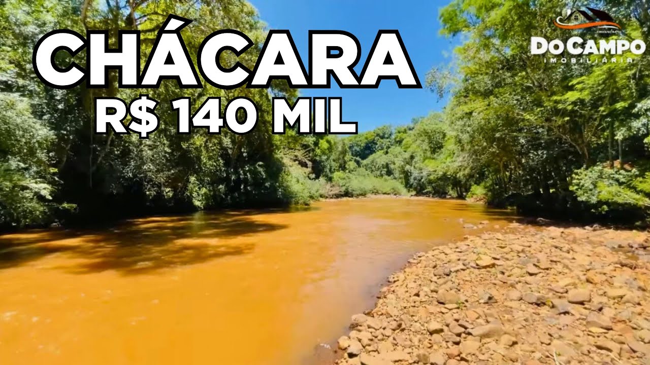 (VENDIDO) CHÁCARA A VENDA EM SANTA CATARINA RIO NATUREZA LAZER R$ 140 MIL