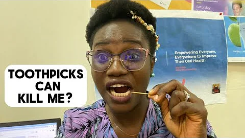 WHY YOU SHOULD STOP USING TOOTHPICKS? DENTAL THERAPIST EXPLAINS #hannaholaoye #ytviral