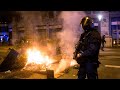 Protesters clash with police in central Barcelona over new coronavirus restrictions