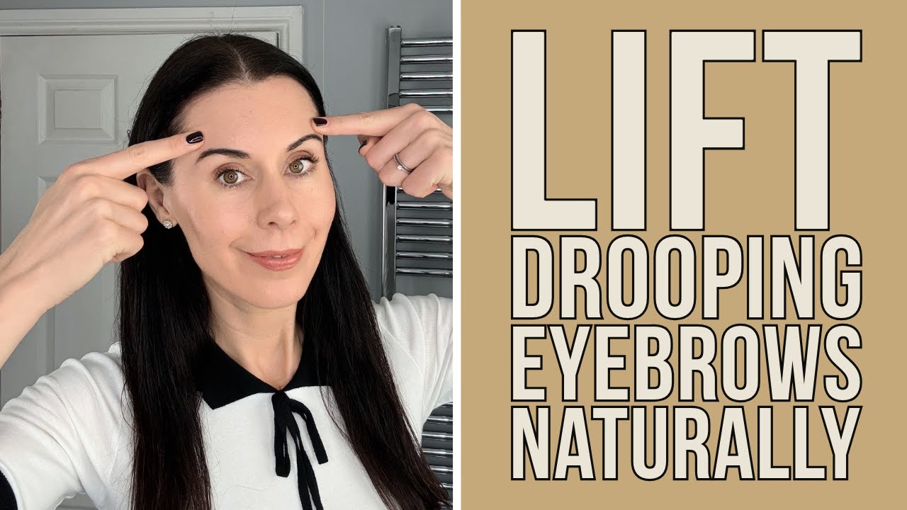 Как естественным образом приподнять опущенные брови | 3 шага с помощью фейс-йоги