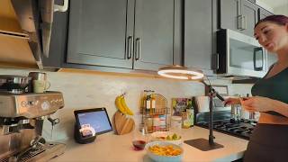 LUXSURE 10" Ring Light with Desk Stand – Adjustable Overhead Phone Mount & Tripod