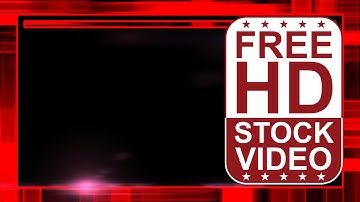 Free Stock Videos – abstract digital hi-tech red frame on black background 2D animation
