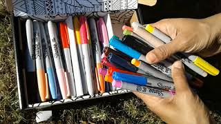 Unboxing Limited Edition Sharpie 60 marker pack