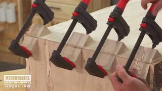 Assembling a Waterfall Table Miter