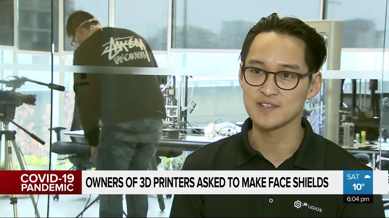 Vancouver company uses 3D printers to make hospital face shields