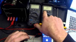 Celebrity Tutorial 9 : Capacitor experiments ( charging and discharging ) GCSE AQA Electronics Profile