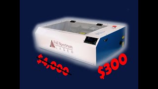 We Got A 4,000 Laser For 300 Our New Full Spectrum Laser